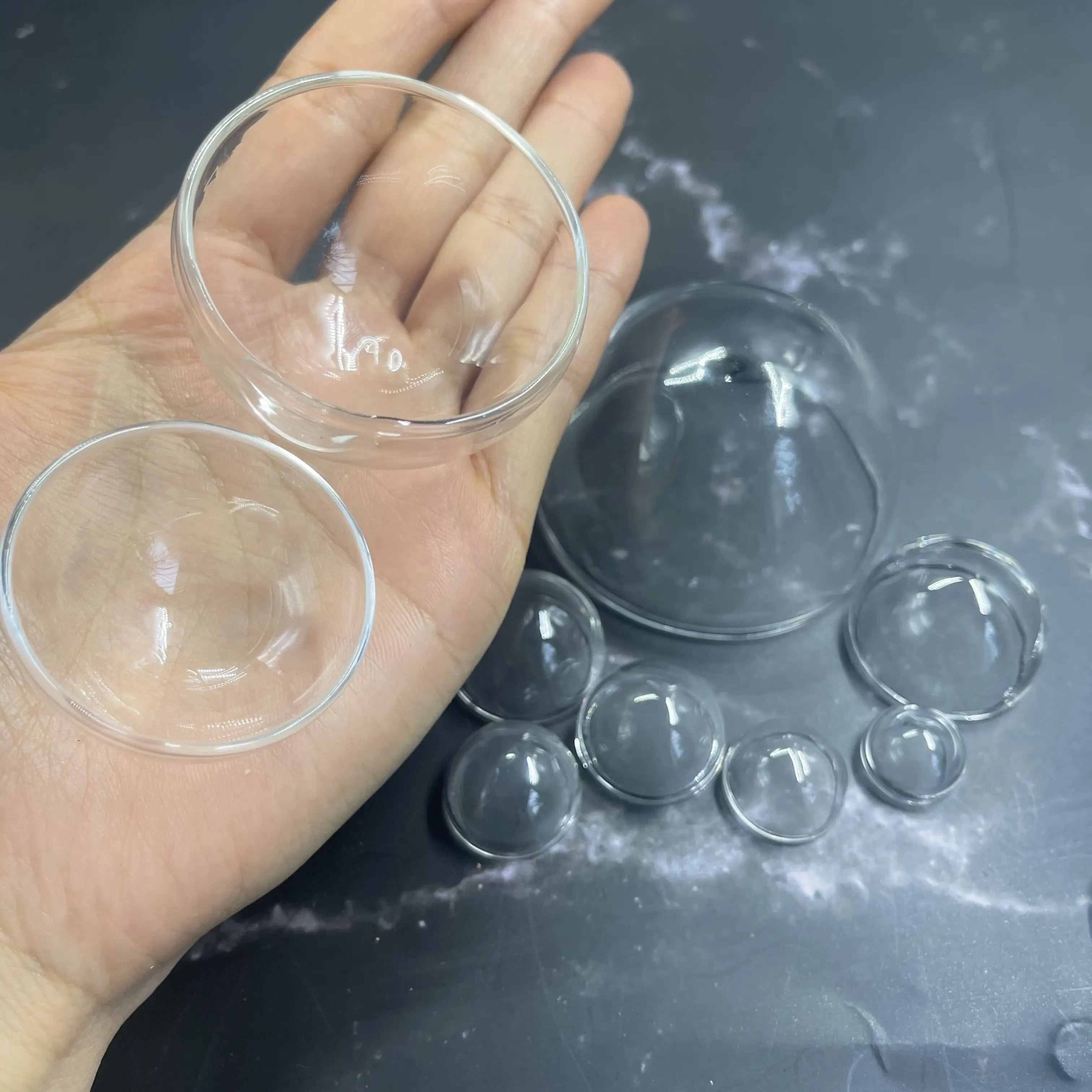 1 шт. 12-70 мм полусферический стеклянный фотографический купол Фотографическая