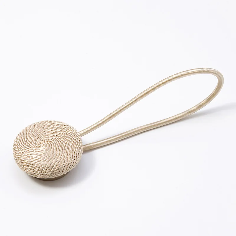 Круглая занавеска С закручивающейся тесьмой Европейский магнитный зажим