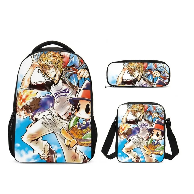 3 шт./комплект рюкзаки с 3D-принтом для мальчиков и девочек | Багаж сумки