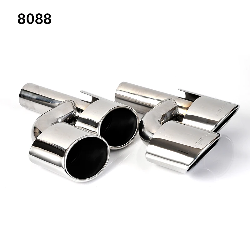 2pcs/set Hot! FOR Mercedes Benz AMG C63 C65 W204 exhaust Muffler Tip Stainless Steel Pipe | Автомобили и мотоциклы