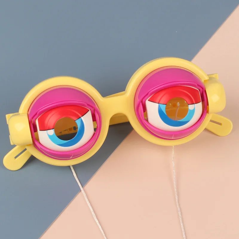 

New Crazy Eyes Children Funny Glasses Toys Novelty Creative Funny Props Glasses