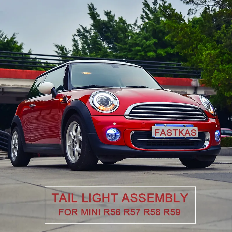 1 пара налобный светильник в сборе для MINI R56 R57 R58 R59 светодиодный дневный ходовой DRL