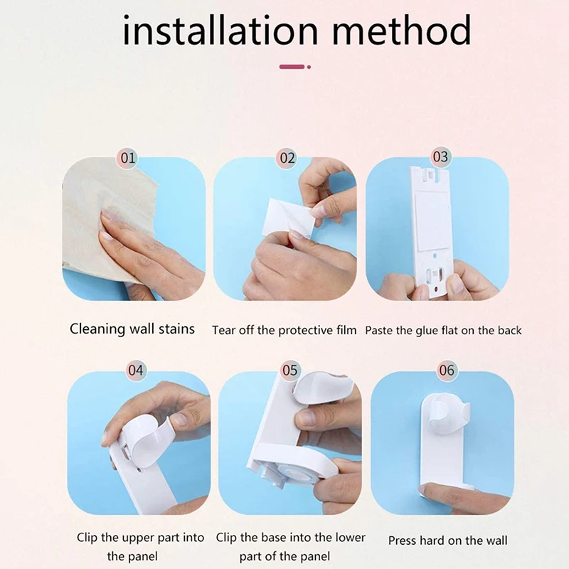 

Electric Toothbrush Holder (4Pcs), Bathroom Toothbrush Holder, Wall-Mounted Electric Toothbrush Manager