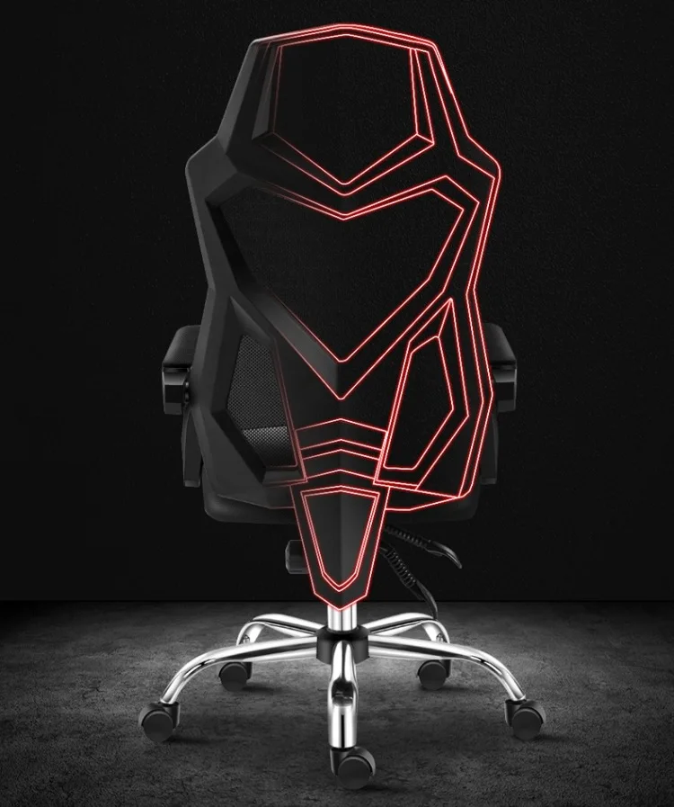 Вращающийся Наклонный мягкий игровой стул диван кровать из эко кожи для ноутбука