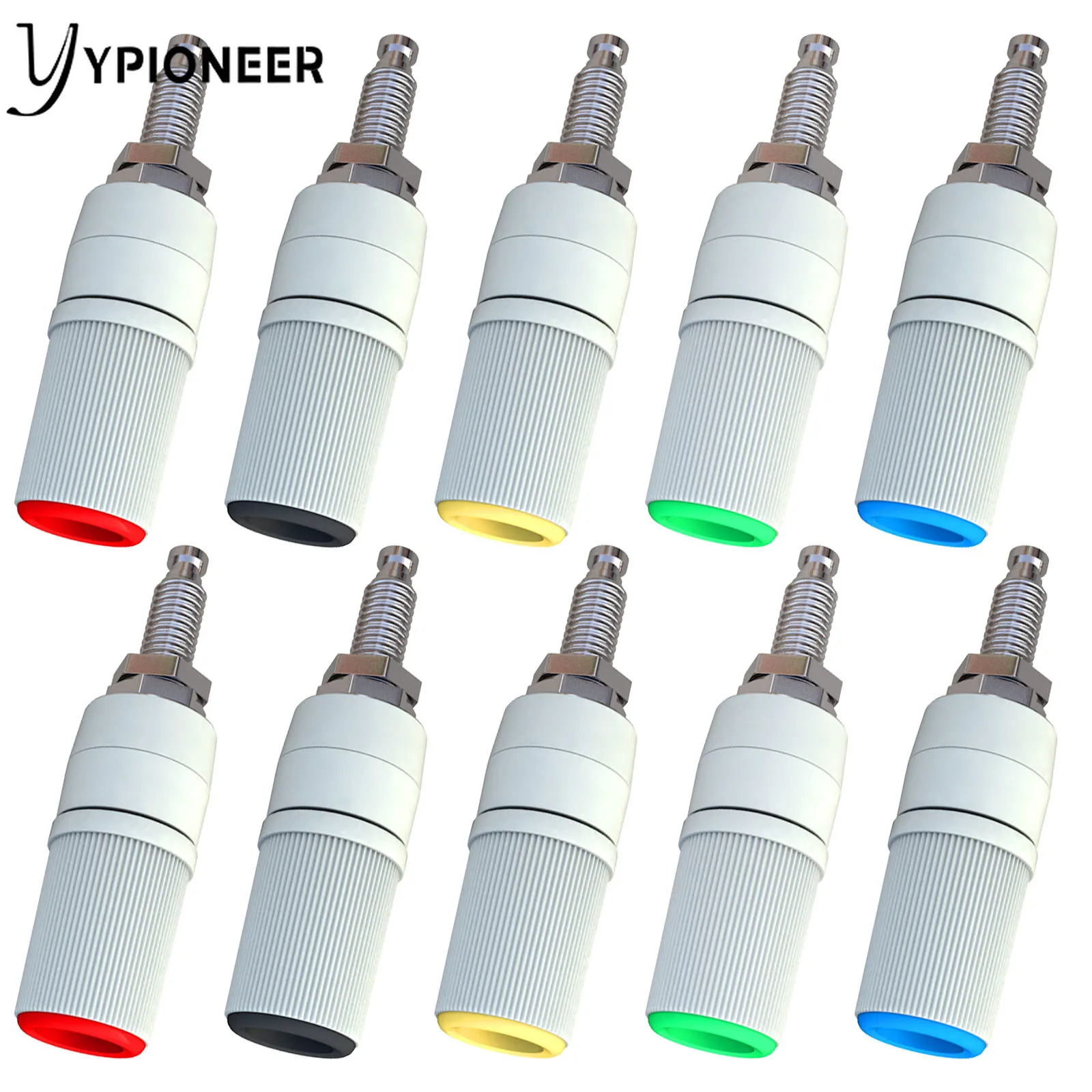 YPioneer P50012 High Current 5mm Banana Female Socket Binding Post Terminal Connector Adapter for Amplifier Speaker | Обустройство