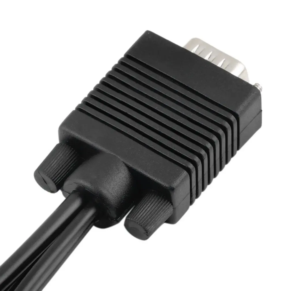 

New 1pc 3 RCA Female Converter Cable New VGA to Video TV Out S-Video AV Adapter Newest Drop Shipping Wholesale