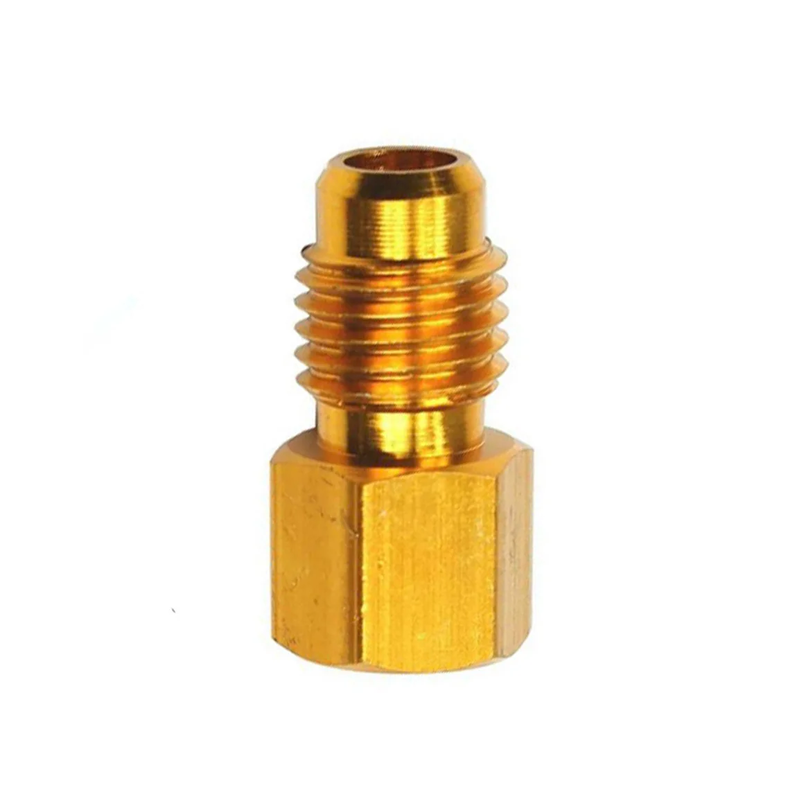 

Quick Coupling Adapter Connector 1/2\" ACME Male Brass R134A R12 Durable