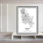 Настенные постеры в скандинавском стиле с цветочным принтом