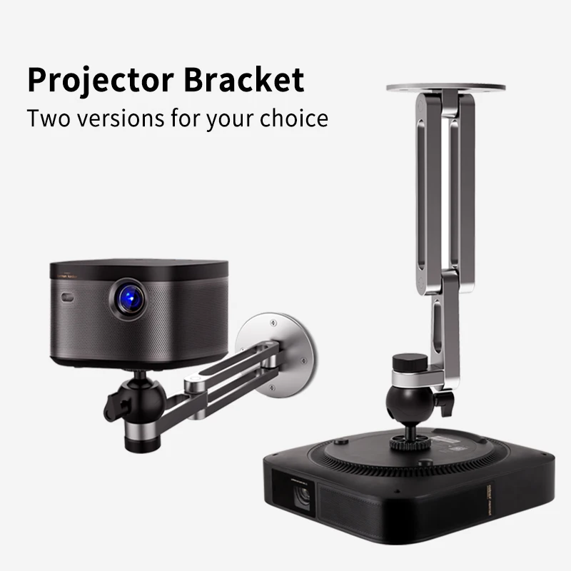 Projector Ceiling Mount Bracket Multi-angle Adjustable Foldable Wall Support Aluminum Alloy Stand Accessory |