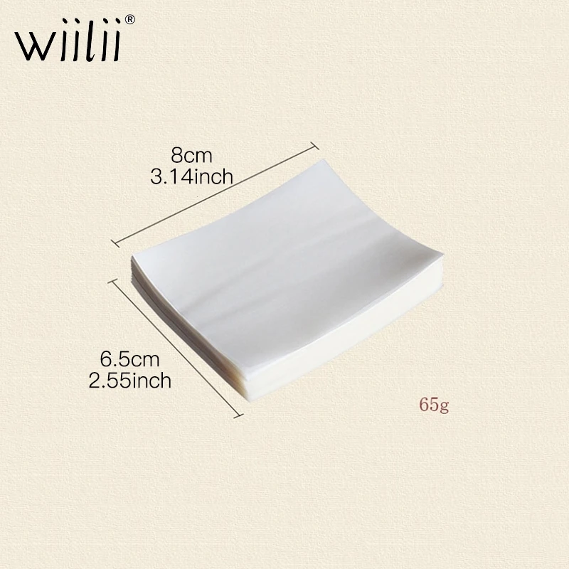 500 шт прозрачная нуга оберточная бумага съедобная клейкая рисовая для выпечки