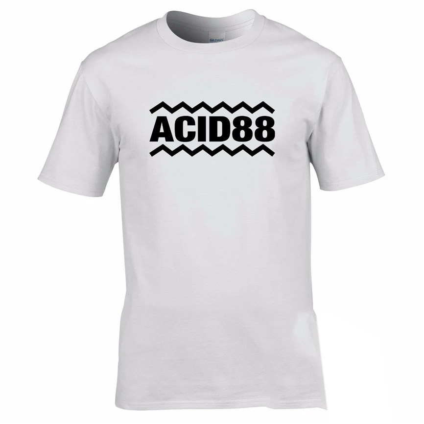 Acid 88 House Dj Techno Club Dance Music рейверская Праздничная футболка в стиле ретро