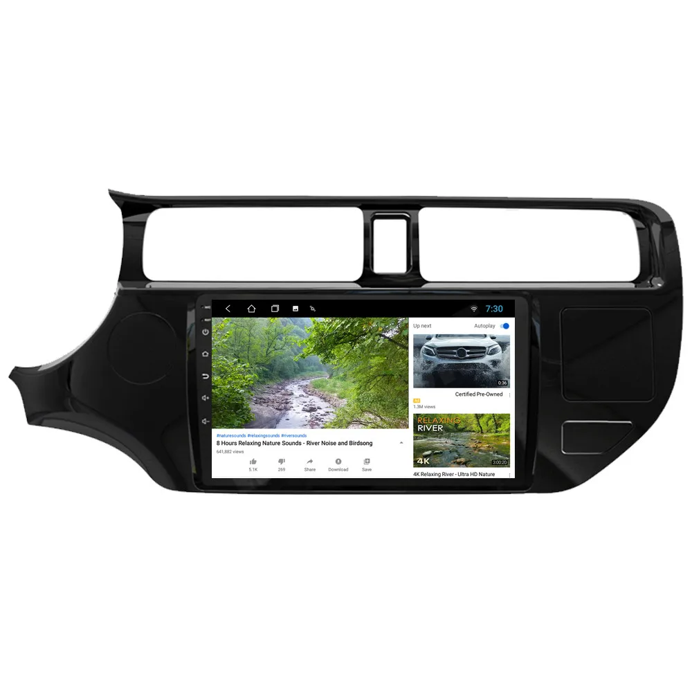 Автомобильная Мультимедийная система RoverOne Android 10 для Kia Rio K3 2011 2012 радио стерео