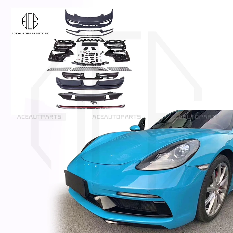 Для Porsche 718 Cayman Boxster 982 16-up обновление GTS стиль обвесы автомобильные аксессуары
