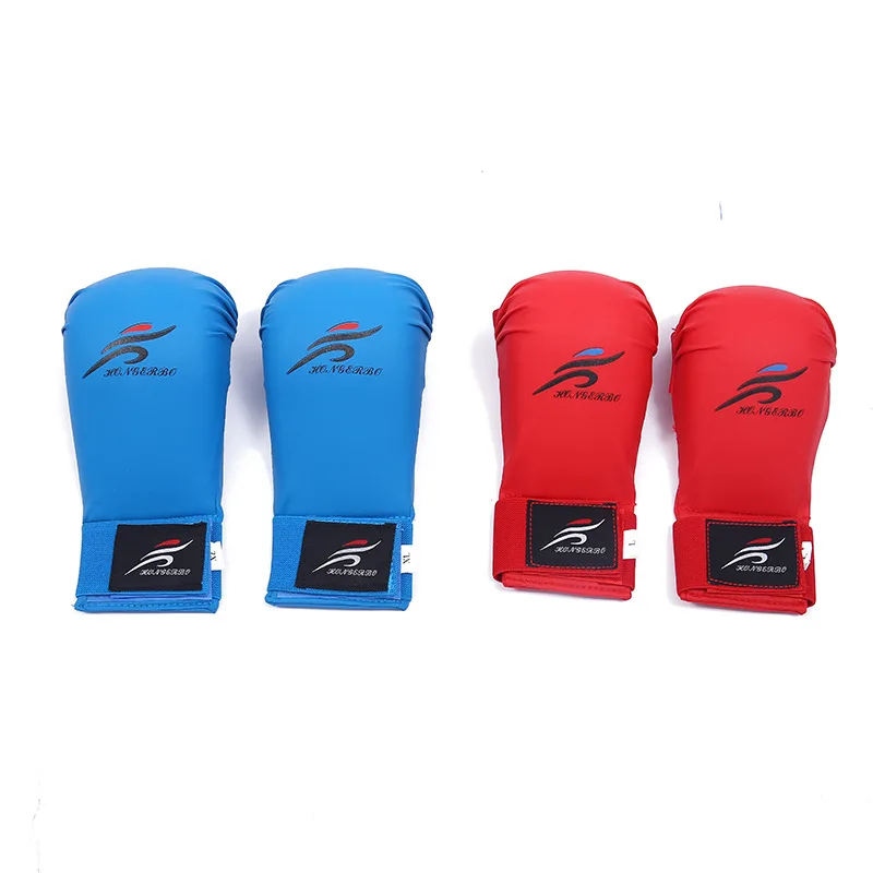

Children Adult Karate Gloves For Boxing Muay Thai Fitness Taekwondo Free Fight MMA Hand Protector Sandbag Training Equipment -40