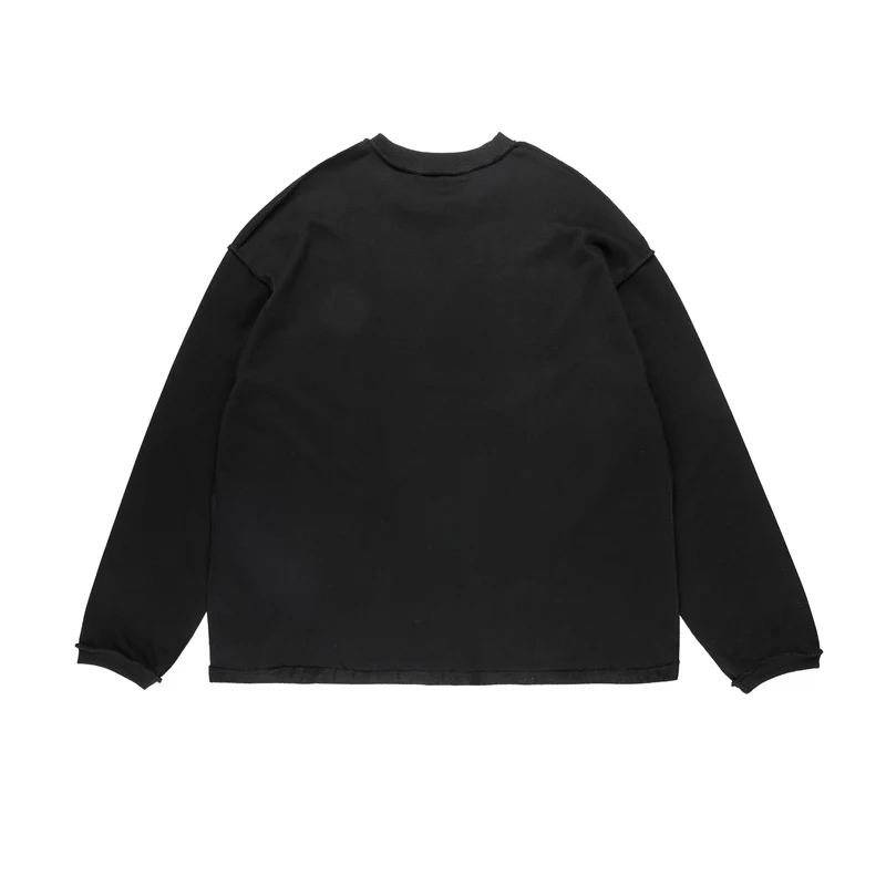 Мужские толстовки в стиле хип-хоп уличная одежда с круглым вырезом большие