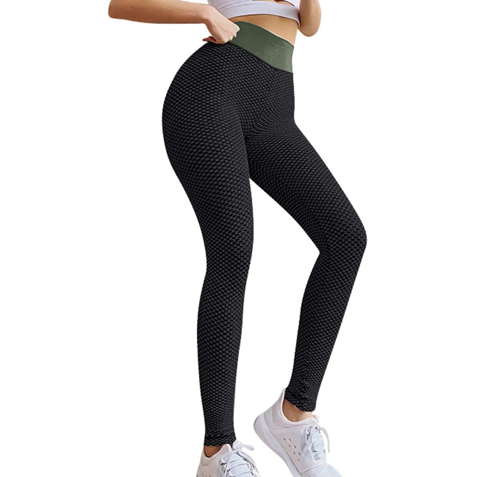 

2021tops Yoga pants for sexy Legging high waist Womens Stretch Yoga Leggings Fitness Running Gym Sports Full Length Active Pants