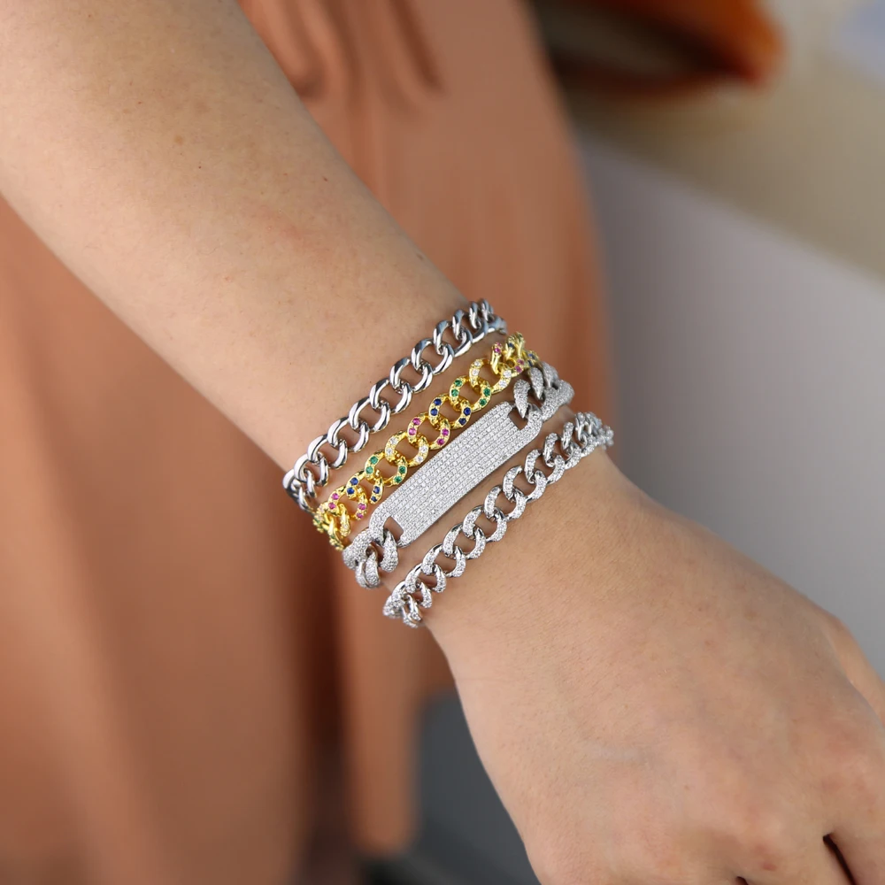 Новое поступление 2021 женская цепь в стиле панк-рок хип-хоп кубинская модная