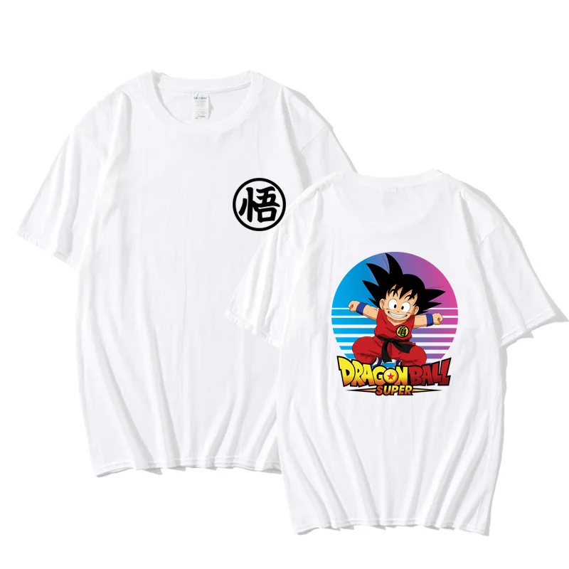 

2021 New Summer T Shirts Goku Costume Men's Tshirt Japan Anime Male Super Z Beerus Orange T-Shirt Women Cotton Clothing Top Tees