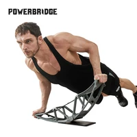 Powerbridge Push Up Board Push-up Bar Balance Training Board Plank Core Workout Trainer Home Gym Portable Fitness Equipment