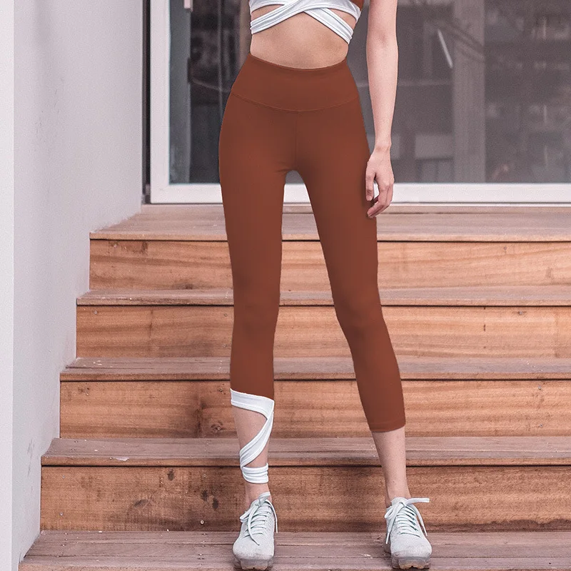 Балетные леггинсы высокая талия для тренировок спортивные Femme пуш ап штаны йоги