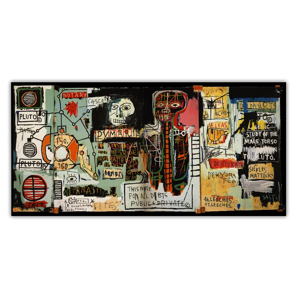 

Citon Jean Michel BasquiatNotaryGraffiti Art Canvas Oil Painting Artwork Poster Decorative Picture Wall Decor Home Decoration