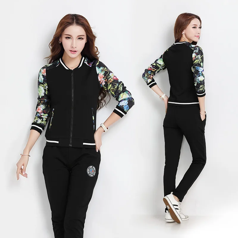 Высокое качество спортивные костюмы спортивный костюм для женщин размера плюс