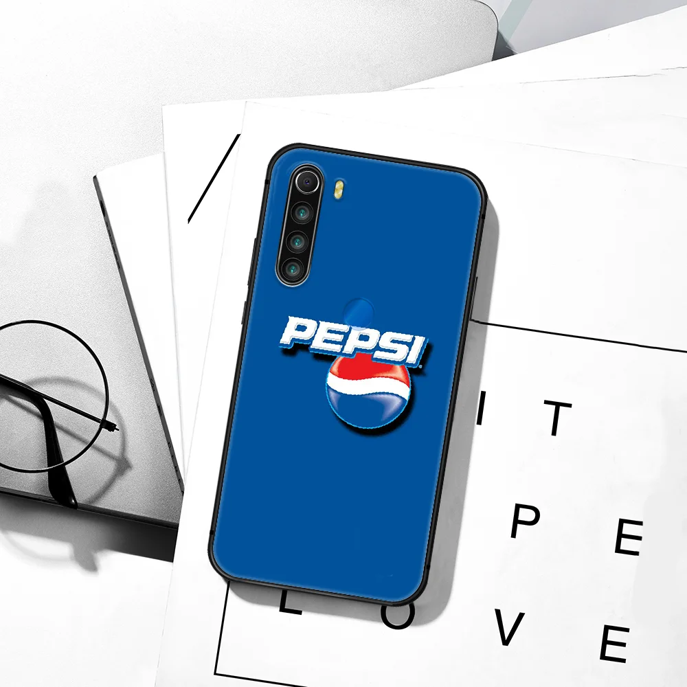 

Pepsies Phone Case For XIAOMI Redmi 8 9 9C Note 6 7 8 9 9S K20 K30 K40 Pro Plus black Etui Fashion Shell Soft Funda 3D Cover