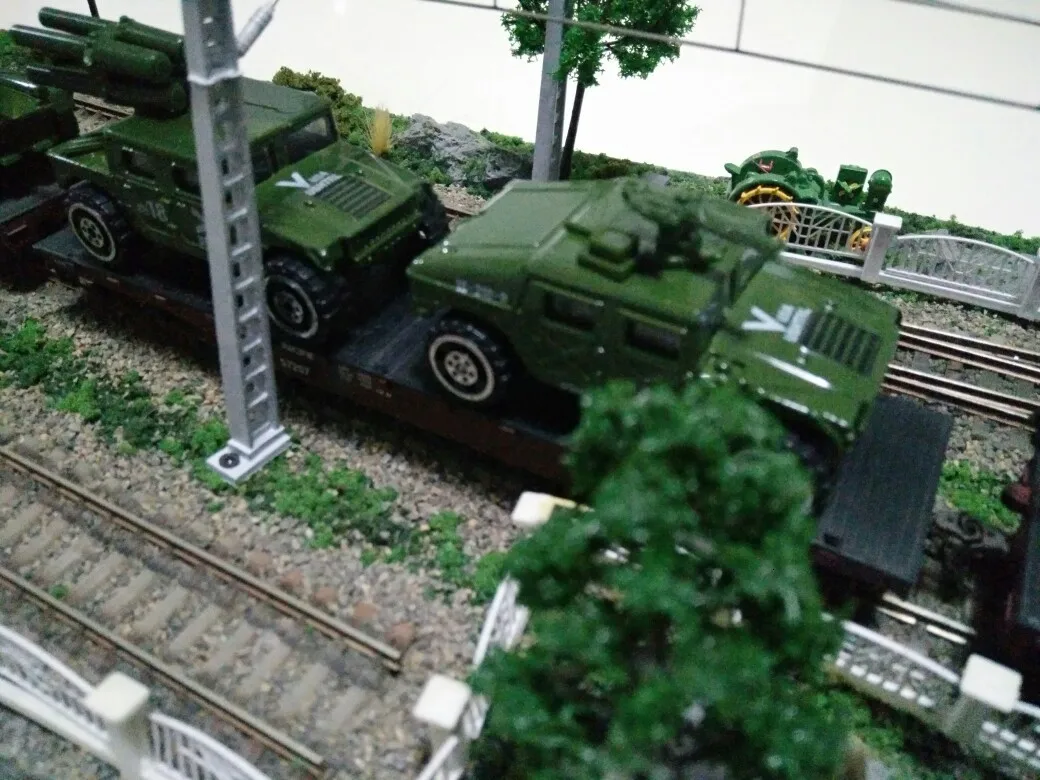 HO1: 87 6 шт масштабная модель грузовика с зеленым цветом