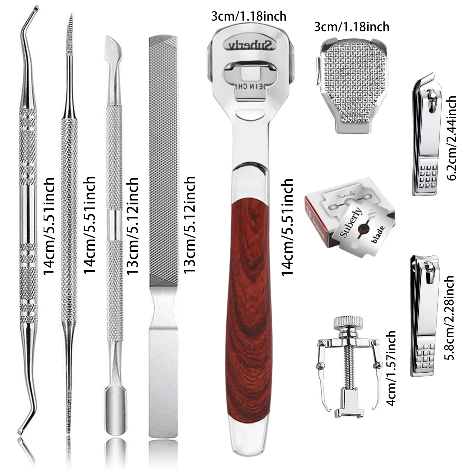 Набор инструментов для удаления вросших ногтей профессиональные инструменты