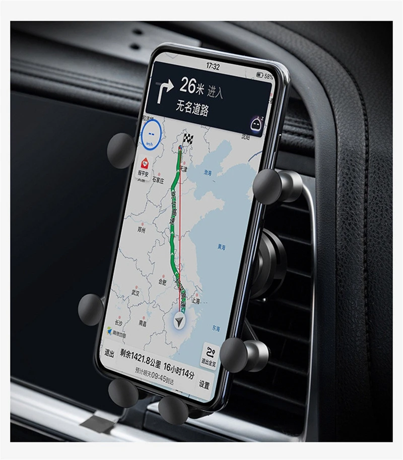 Универсальный гравитационный Автомобильный держатель для телефона с GPS