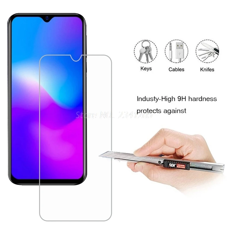 2 1pc tempered glass for blackview a70 protective glass cover on pelicula blackview a80 a60 plus a80pro a90 pro screen protector free global shipping