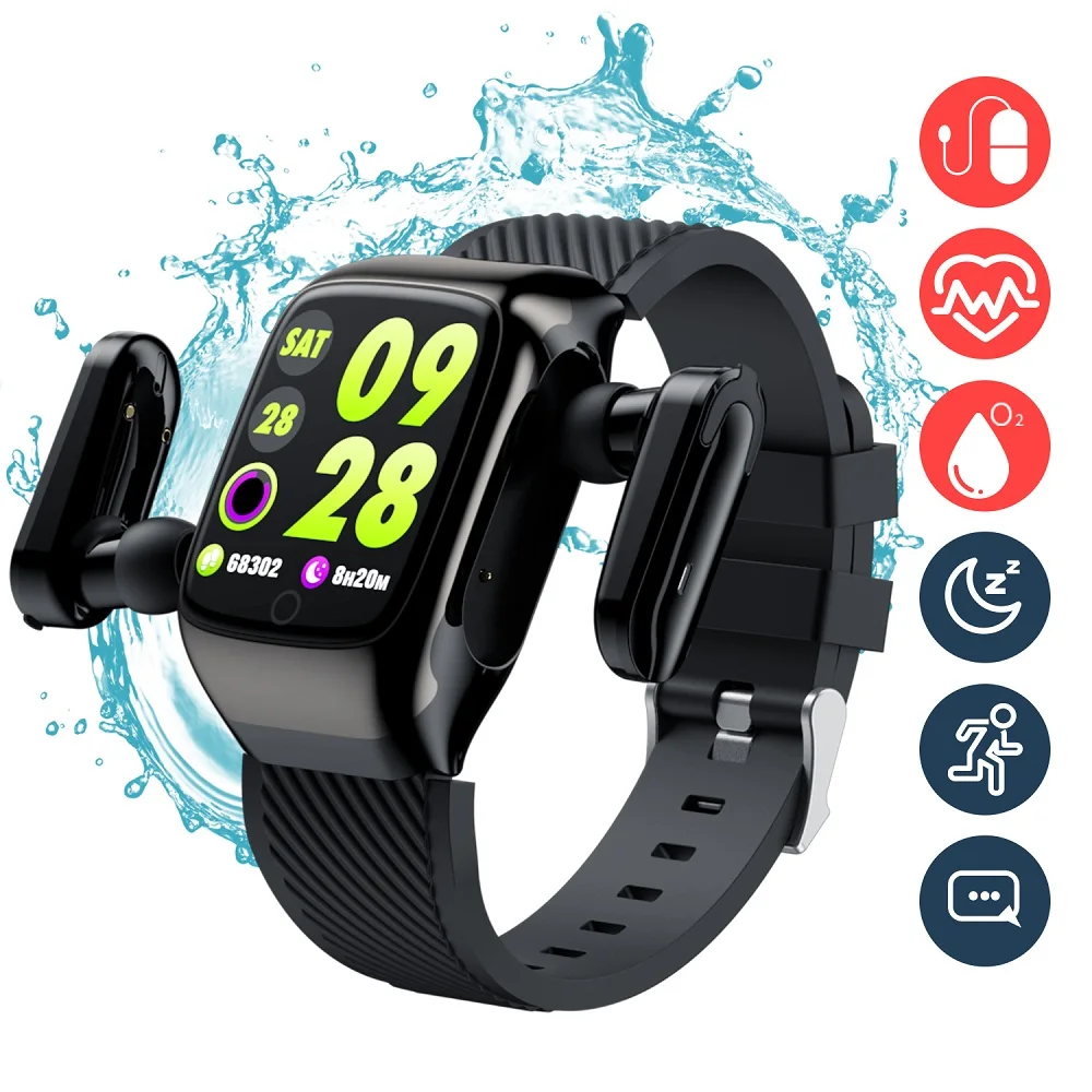

2 в 1, беспроводные Bluetooth-наушники с микрофоном