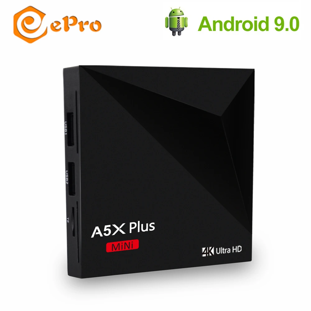 ТВ бокс A5X Plus 2 ГБ 16 Android 9 0 Rockchip RK3328 4K 4G WiFi HD2.0 AX5 мини приставка 100 м медиаплеер Youtob