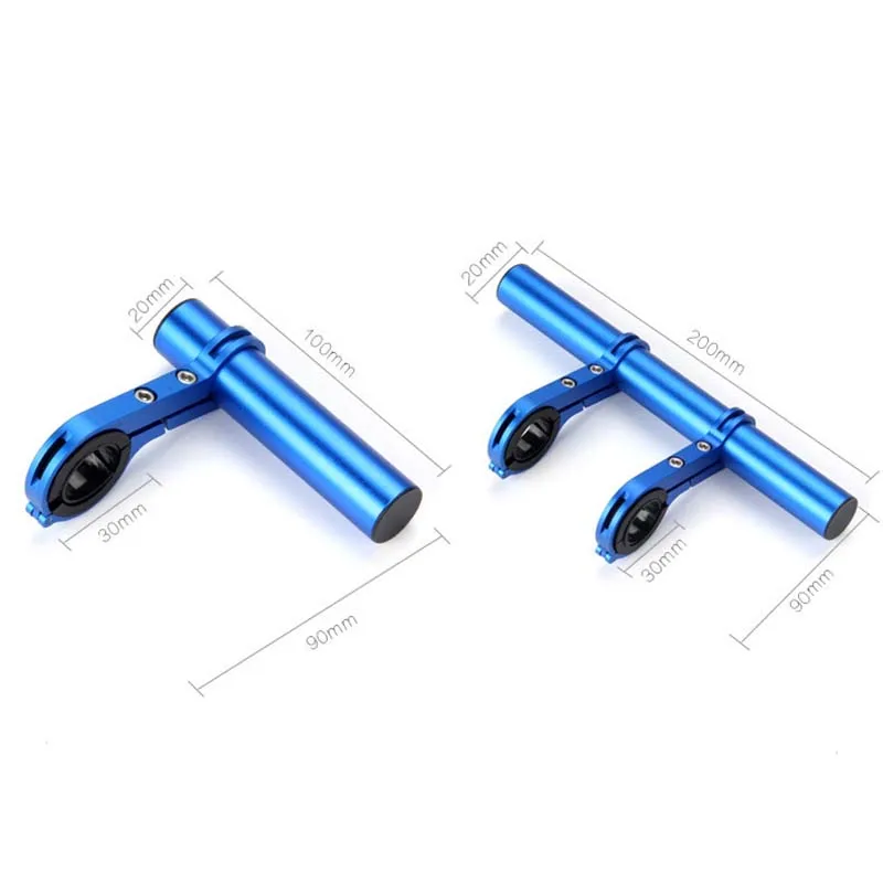 

20CM aluminum alloy bicycle handlebar extender mountain bike bicycle front light bracket lamp flashlight accessories