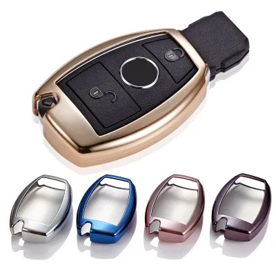 

Car Key Case Cover For Mercedes A B R G Class GLK GLA W204 W251 W463 W176 TPU Shell Material Flip Replacement Car Styling