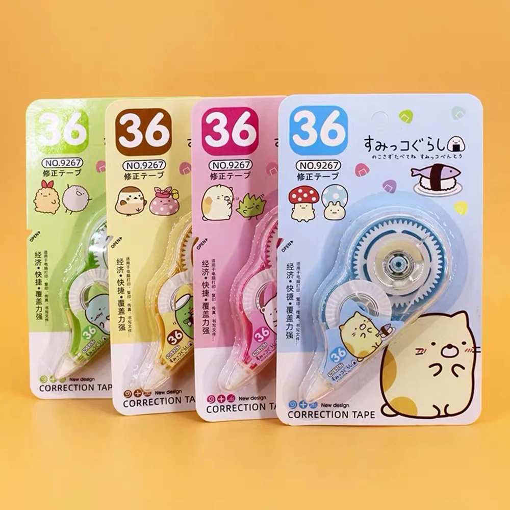 

6 Meters Cute Cartoon Sumikko Gurashi Correction Tape Kawaii Office Supplies School Correction Accessories