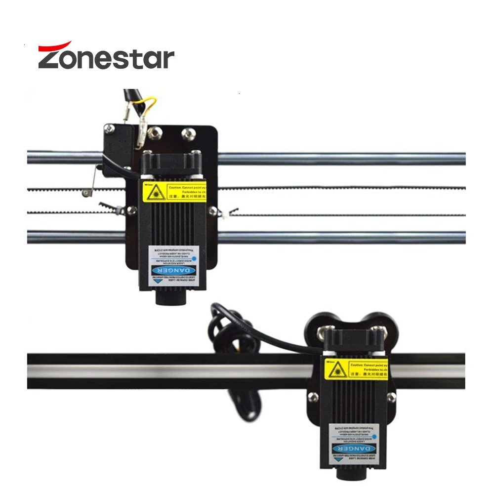Лазерный гравер ZONESTAR Upgrade DIY Kit Лидер продаж режущая маркировочная машина многофункциональное мощное Легкое крепление для 3d принтера DIY Kit