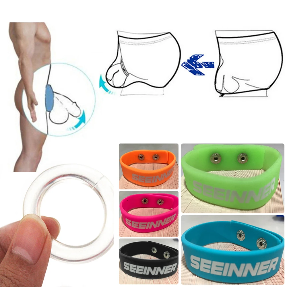 

Men's Sexy Healthy C-Strap Ball Lifter Underwear Male C String Cockring Thong Men's Sexy Lifting Ring Scrotum Ring Cremaster