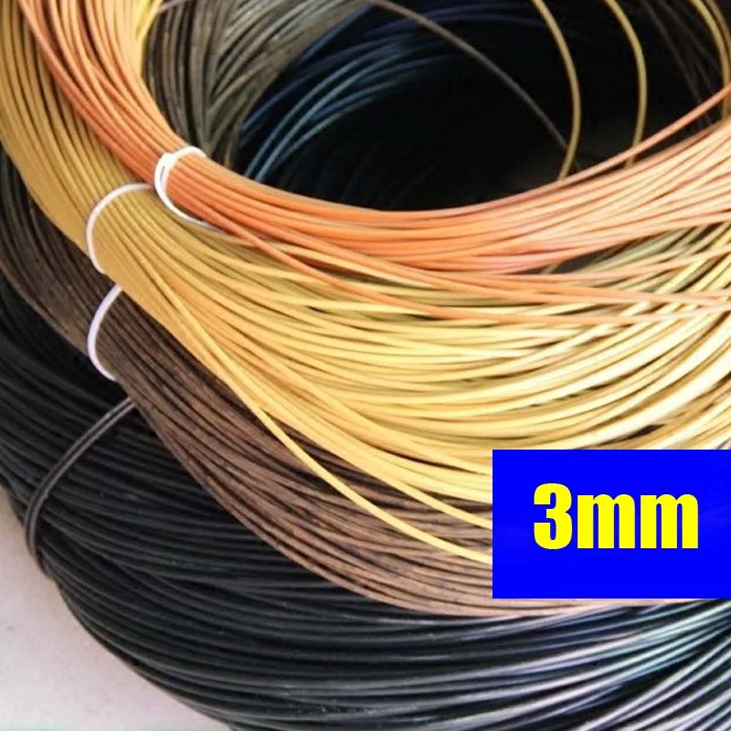 

3mm 500g Round Synthetic PE Rattan Material Furniture Accessory Home Handmade Cane Knit Repair Hanging Basket Chair Table Craft
