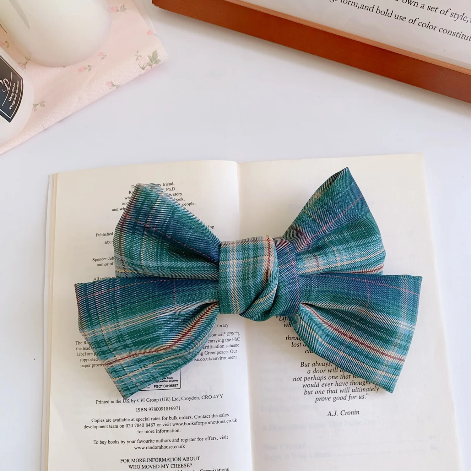 

Women Girls Cute Plaid 8.26in Big Bow Headband Sweet Hair Ornament Clips Hairpins Headwear Fashion Hair Accessories