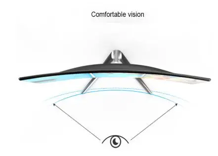 Игровой монитор 27 дюймов изогнутый широкоэкранный IPS/Led 24 дюйма 75 Гц вход HDMI/VGA