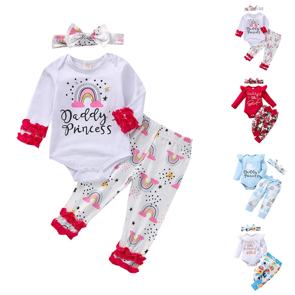 

Детский костюм с длинным рукавом и оборками, с мультяшным принтом