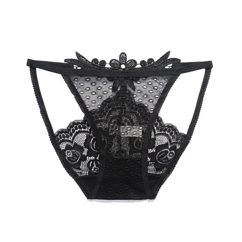 

New Style Of Panties Breathable Elastic Sexy Lace Appealing Temptation Butt-Lifting Cotton Crotch Briefs