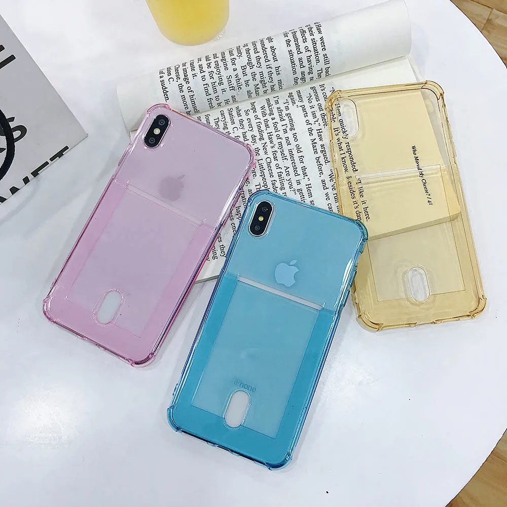 KISSCASE чехол на айфон 7 6 s мягкий прозрачный для iPhone телефона 8 6s 5 5S SE XS Max X держатель