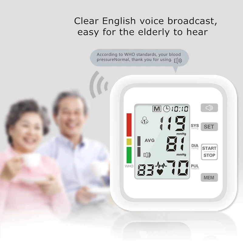 Умный Ручной Автоматический монитор артериального давления измерение домашний |