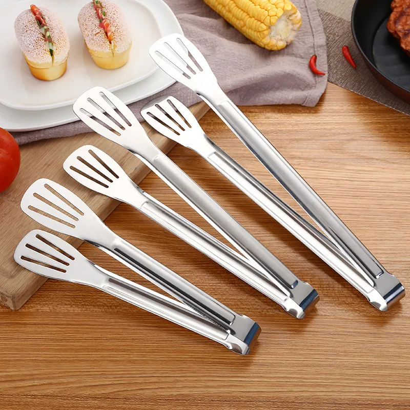 

Kitchen Accessories Stainless Steel Bread Tongs Buffet-type Barbecue Meat Clip BBQ Accessories Grill Tool BBQ Tong Kitchen Tools