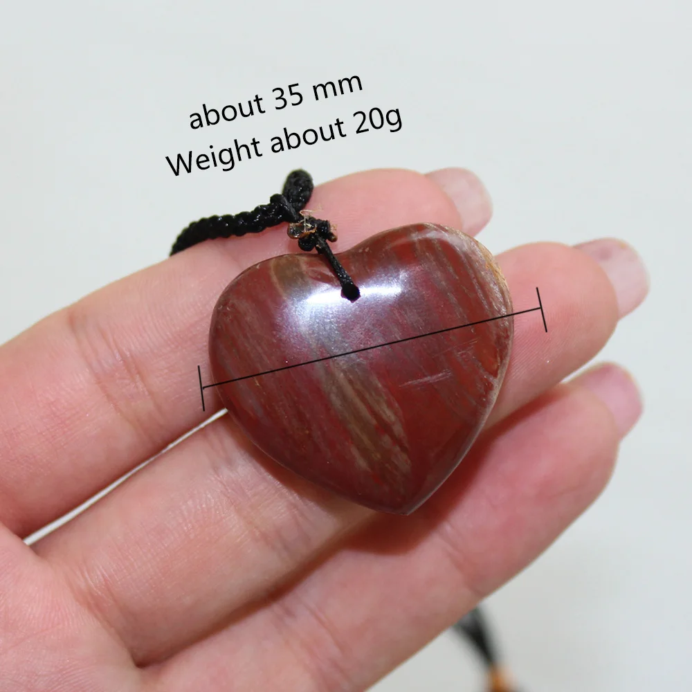 Натуральный хрусталь камень дерево Fossil Loving shape подвесное ожерелье Женские