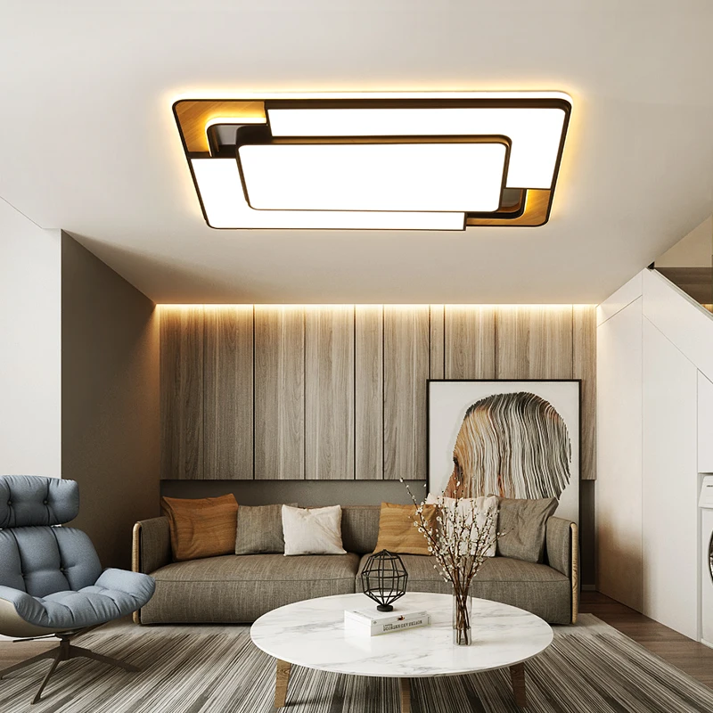 

Square Modern New LED Ceiling Lihgts For Living room Bed room kitchen lights lampada Coffee led Ceiling Lamp light fixtures