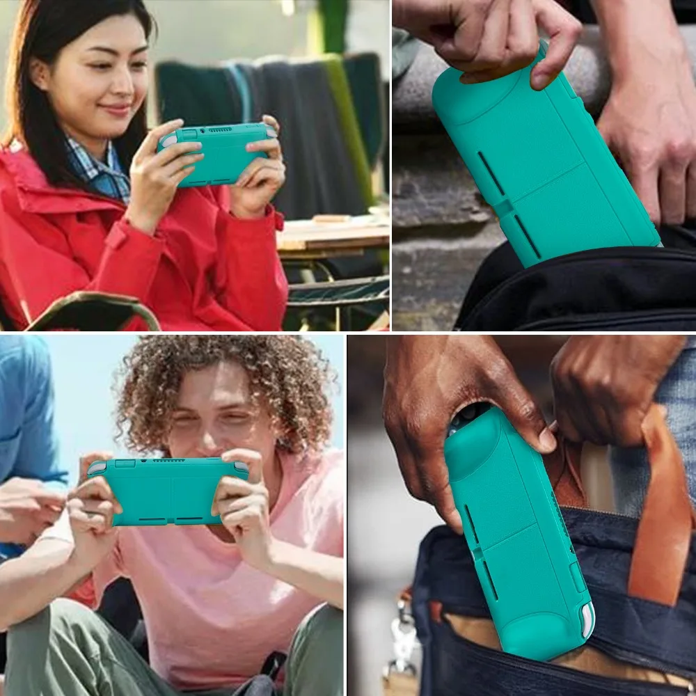 Мягкий ТПУ чехол CHINFAI для shand Switch Lite эргономичный Нескользящий Резиновый защитный чехол-подставка для NS Switch Lite мини-консоль