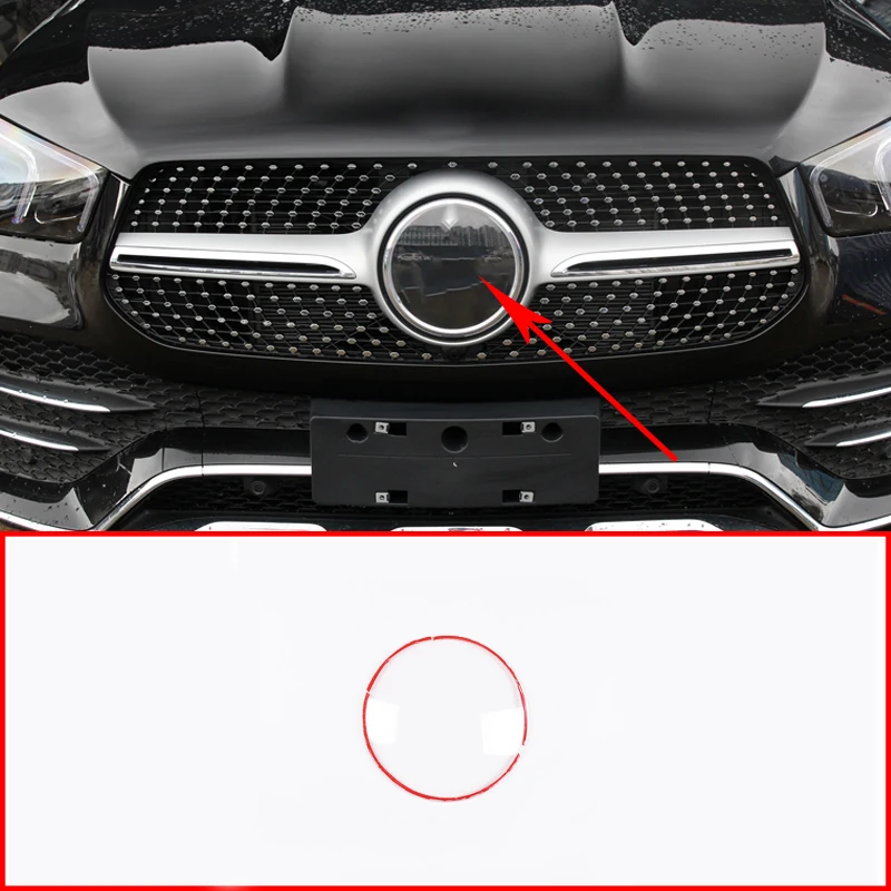 Защитный чехол для логотипа автомобиля ABS Mercedes Benz GLE GLC GLS 2013 2020 GLE350 GLE450